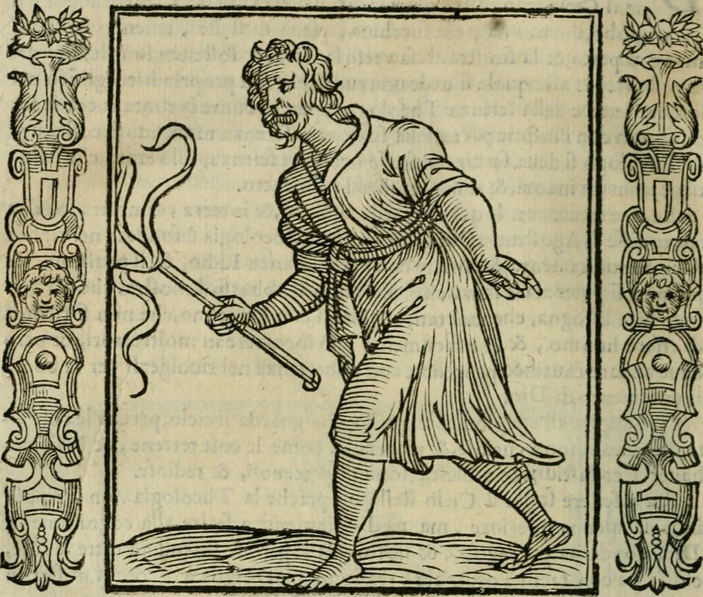 An illustration from Iconologia, ouero Descrittione d'imagini delle virtu', vitij, affetti, passioni humane, corpi celesti, mondo e sue parti., 1611, leaf 549