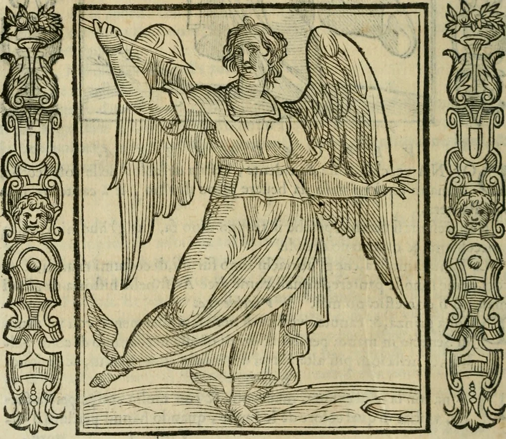 An illustration from Iconologia, ouero Descrittione d'imagini delle virtu', vitij, affetti, passioni humane, corpi celesti, mondo e sue parti., 1611, leaf 559