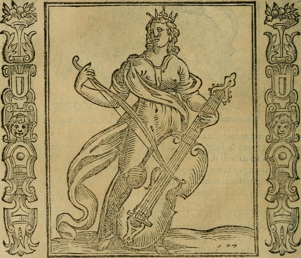 An illustration from Iconologia, ouero Descrittione d'imagini delle virtu', vitij, affetti, passioni humane, corpi celesti, mondo e sue parti., 1611, leaf 63
