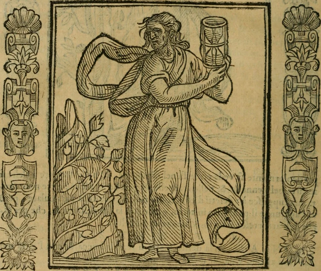 An illustration from Iconologia, ouero Descrittione d'imagini delle virtu', vitij, affetti, passioni humane, corpi celesti, mondo e sue parti., 1611, leaf 67