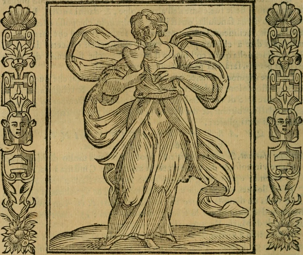 An illustration from Iconologia, ouero Descrittione d'imagini delle virtu', vitij, affetti, passioni humane, corpi celesti, mondo e sue parti., 1611, leaf 79