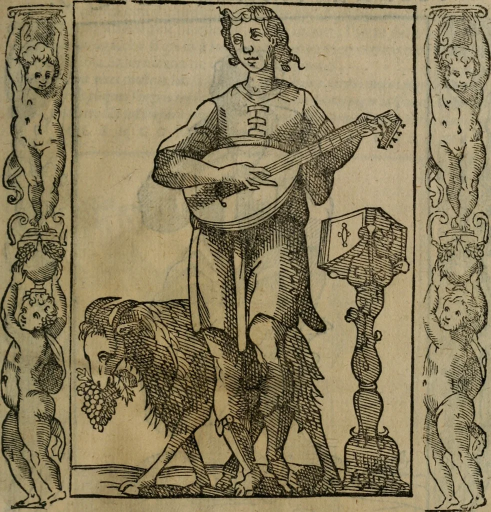 An illustration from Iconologia, ouero, Descrittione di diuerse imagini cauate dall'antichità, & di propria inuentione, 1603, leaf 102