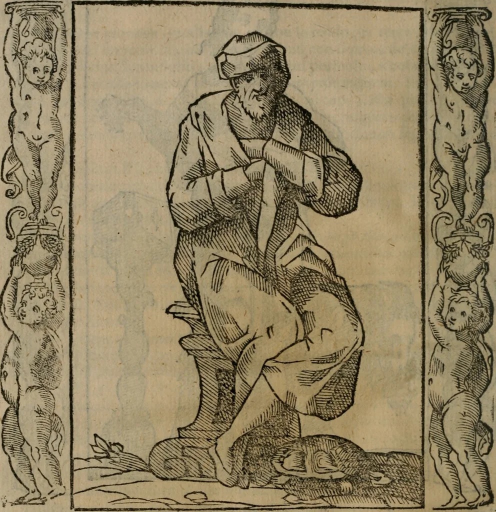 An illustration from Iconologia, ouero, Descrittione di diuerse imagini cauate dall'antichità, & di propria inuentione, 1603, leaf 103