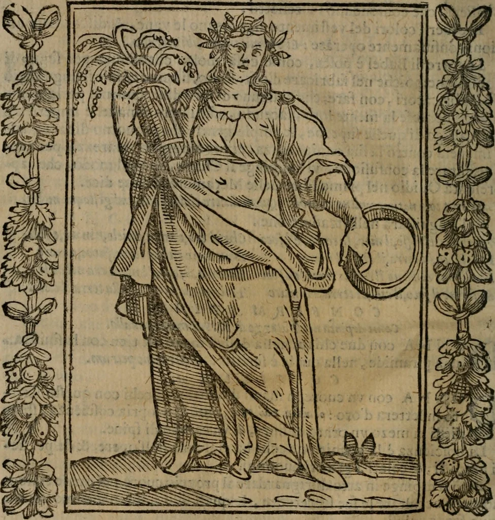 An illustration from Iconologia, ouero, Descrittione di diuerse imagini cauate dall'antichità, & di propria inuentione, 1603, leaf 109