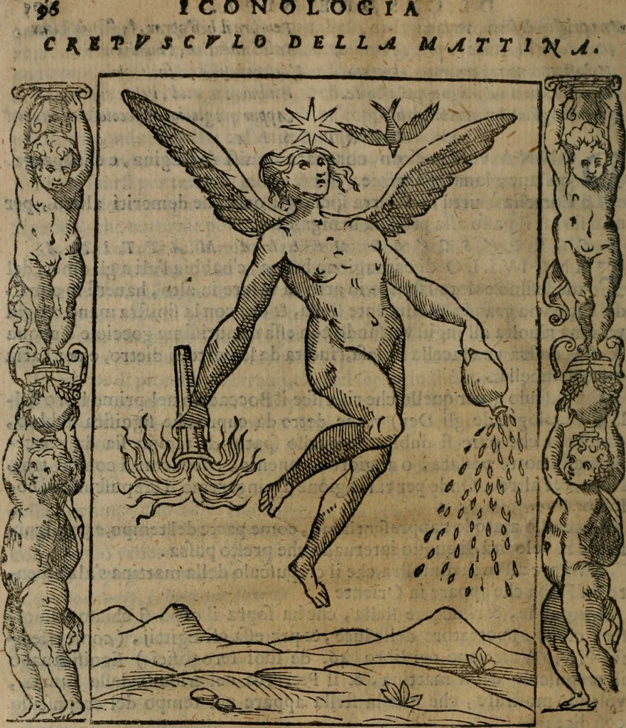 An illustration from Iconologia, ouero, Descrittione di diuerse imagini cauate dall'antichità, & di propria inuentione, 1603, leaf 121