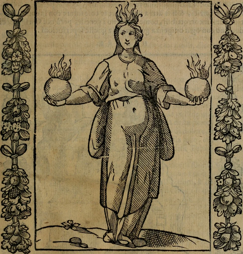 An illustration from Iconologia, ouero, Descrittione di diuerse imagini cauate dall'antichità, & di propria inuentione, 1603, leaf 134