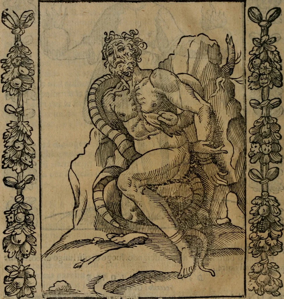 An illustration from Iconologia, ouero, Descrittione di diuerse imagini cauate dall'antichità, & di propria inuentione, 1603, leaf 135