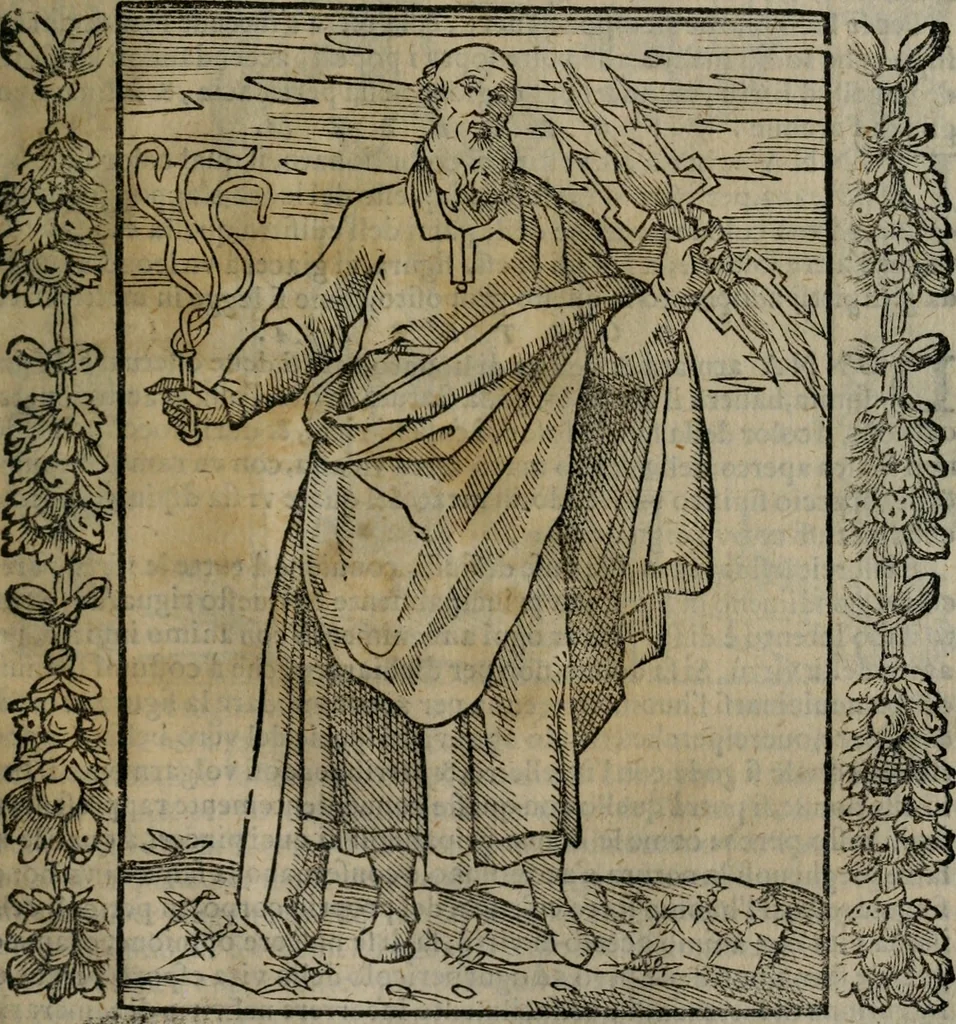 An illustration from Iconologia, ouero, Descrittione di diuerse imagini cauate dall'antichità, & di propria inuentione, 1603, leaf 186