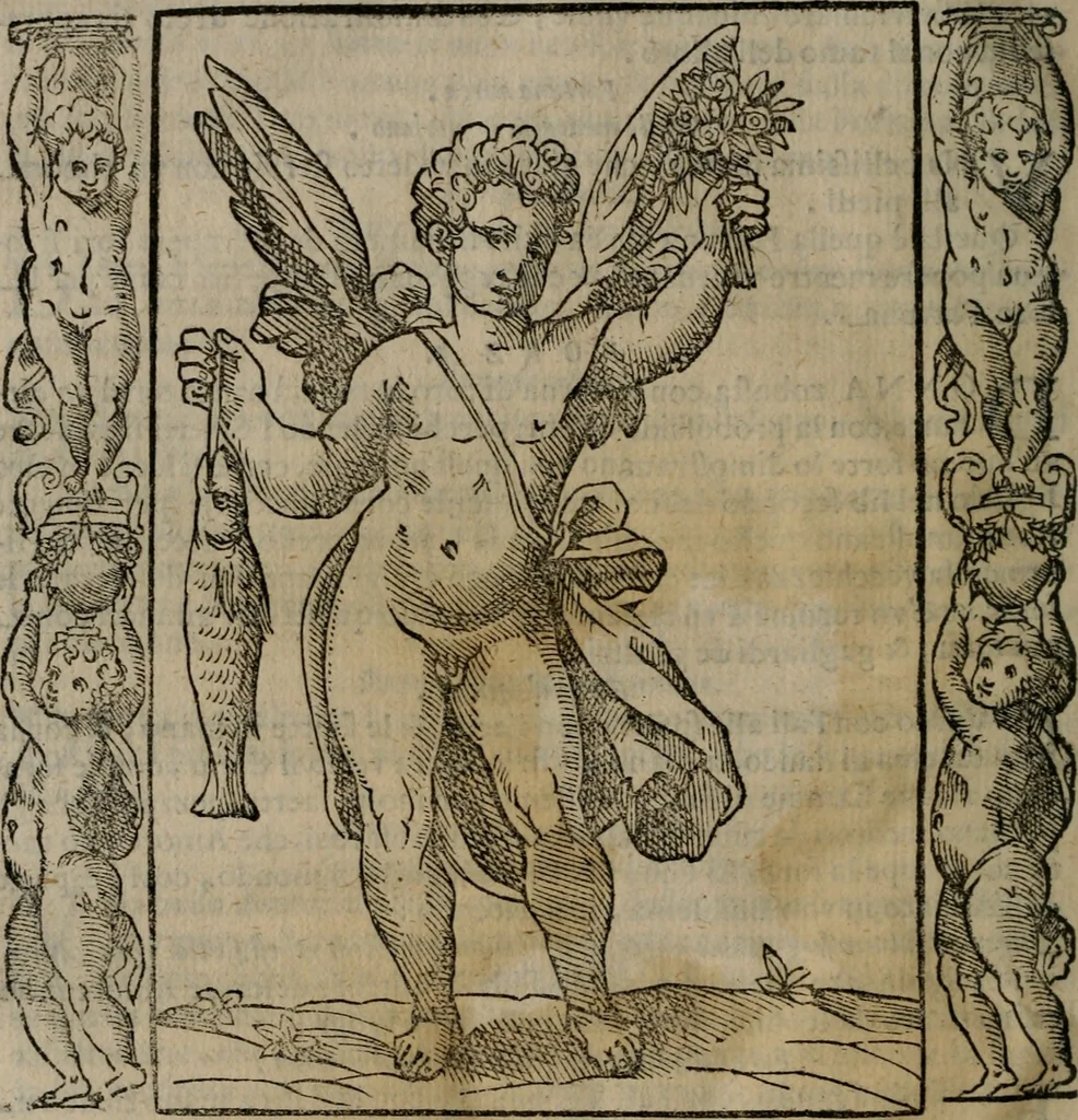 An illustration from Iconologia, ouero, Descrittione di diuerse imagini cauate dall'antichità, & di propria inuentione, 1603, leaf 193