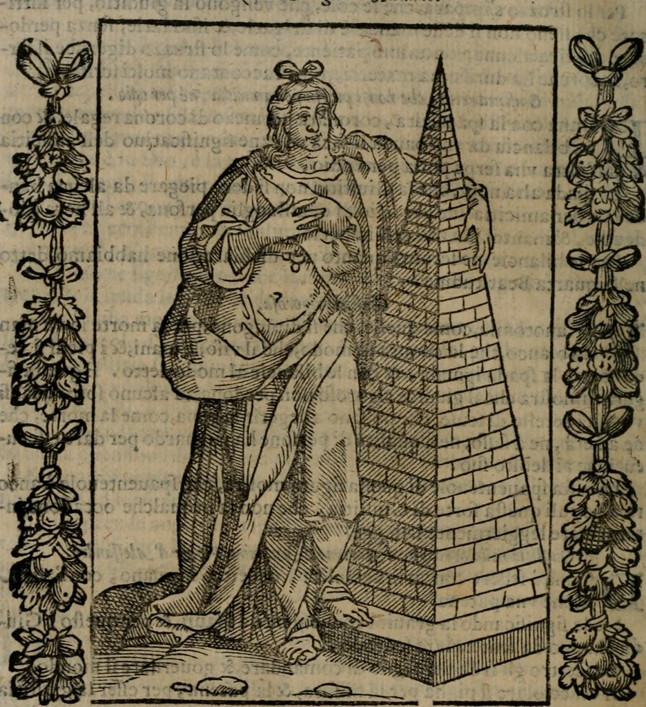 An illustration from Iconologia, ouero, Descrittione di diuerse imagini cauate dall'antichità, & di propria inuentione, 1603, leaf 211