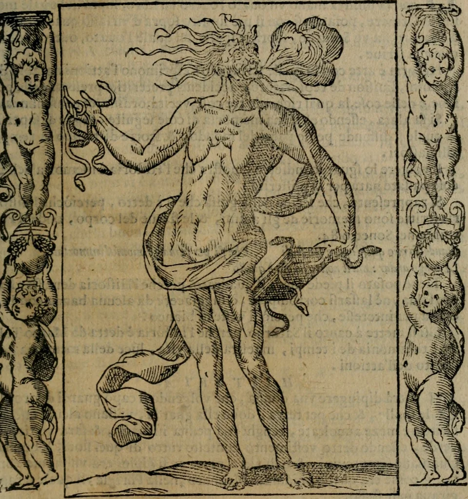 An illustration from Iconologia, ouero, Descrittione di diuerse imagini cauate dall'antichità, & di propria inuentione, 1603, leaf 238