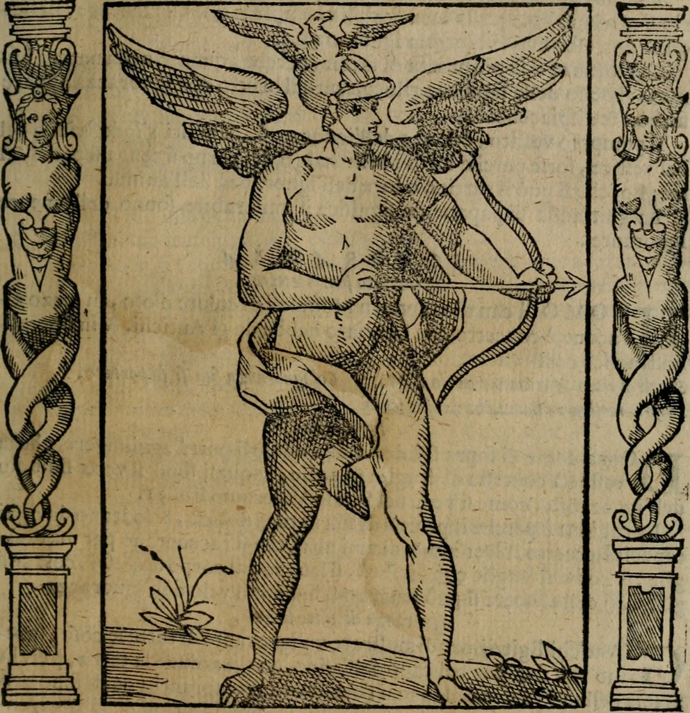 An illustration from Iconologia, ouero, Descrittione di diuerse imagini cauate dall'antichità, & di propria inuentione, 1603, leaf 242