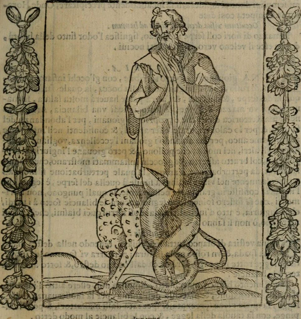 An illustration from Iconologia, ouero, Descrittione di diuerse imagini cauate dall'antichità, & di propria inuentione, 1603, leaf 250
