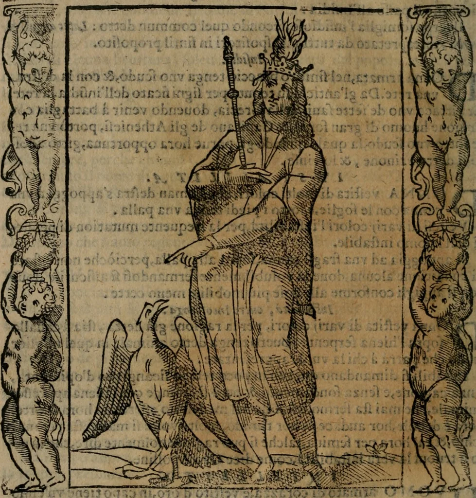 An illustration from Iconologia, ouero, Descrittione di diuerse imagini cauate dall'antichità, & di propria inuentione, 1603, leaf 259