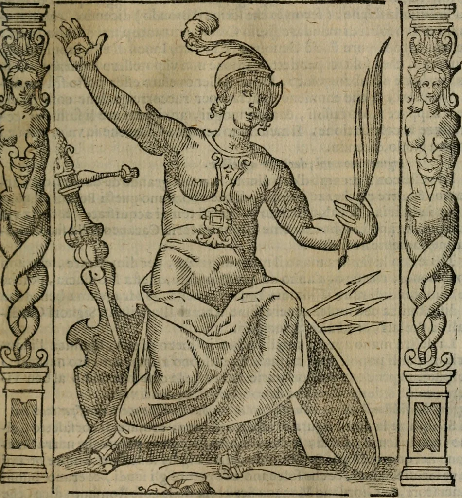 An illustration from Iconologia, ouero, Descrittione di diuerse imagini cauate dall'antichità, & di propria inuentione, 1603, leaf 270
