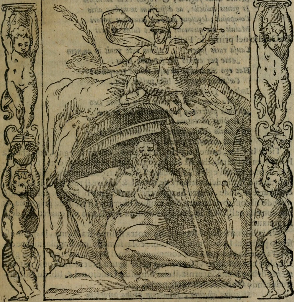 An illustration from Iconologia, ouero, Descrittione di diuerse imagini cauate dall'antichità, & di propria inuentione, 1603, leaf 280