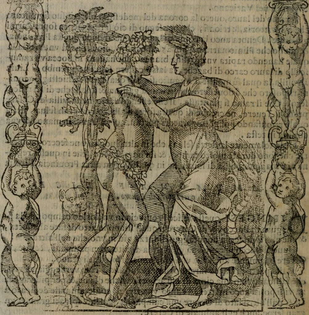 An illustration from Iconologia, ouero, Descrittione di diuerse imagini cauate dall'antichità, & di propria inuentione, 1603, leaf 283