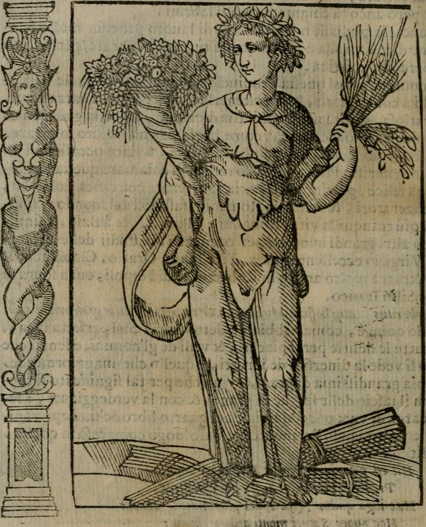An illustration from Iconologia, ouero, Descrittione di diuerse imagini cauate dall'antichità, & di propria inuentione, 1603, leaf 285