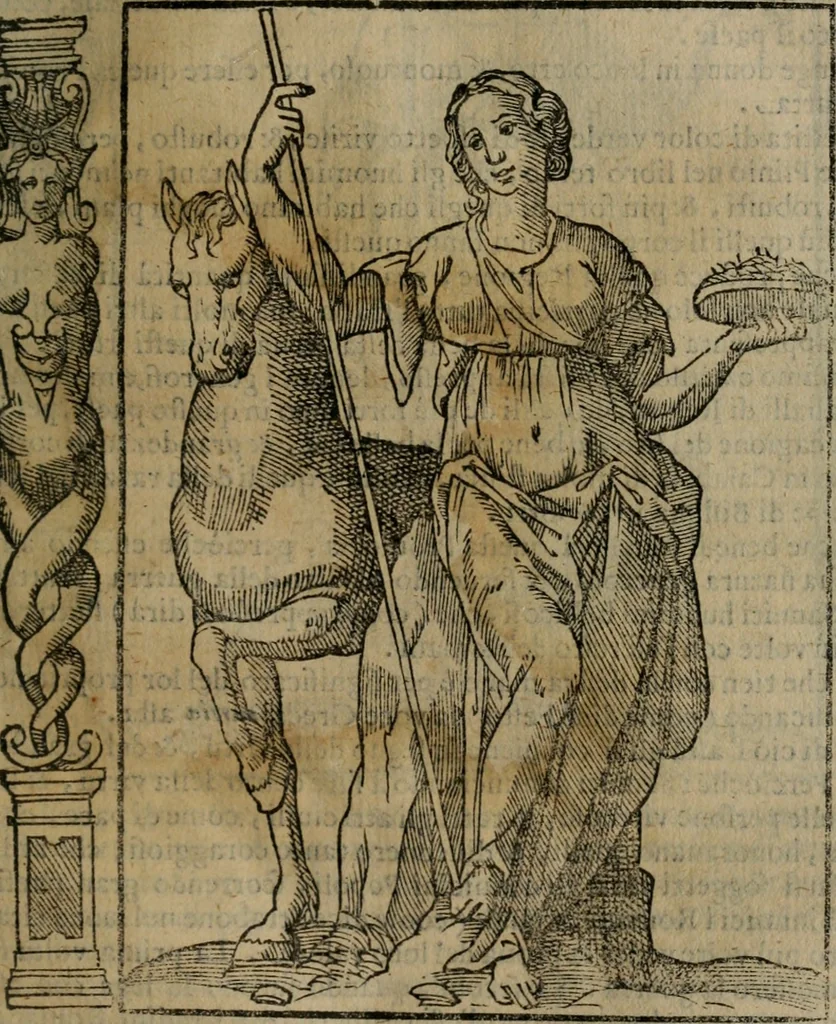 An illustration from Iconologia, ouero, Descrittione di diuerse imagini cauate dall'antichità, & di propria inuentione, 1603, leaf 288