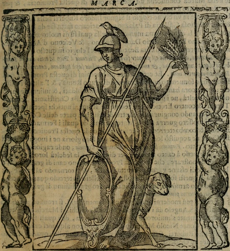 An illustration from Iconologia, ouero, Descrittione di diuerse imagini cauate dall'antichità, & di propria inuentione, 1603, leaf 290