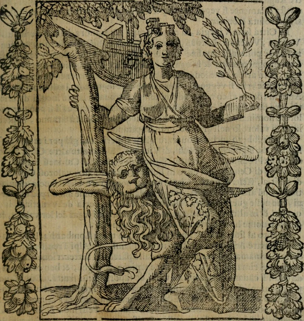 An illustration from Iconologia, ouero, Descrittione di diuerse imagini cauate dall'antichità, & di propria inuentione, 1603, leaf 298