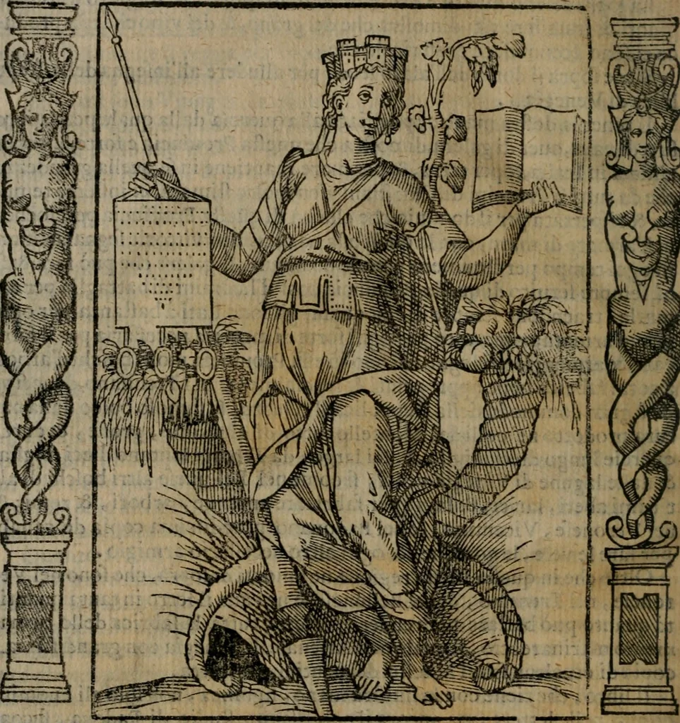 An illustration from Iconologia, ouero, Descrittione di diuerse imagini cauate dall'antichità, & di propria inuentione, 1603, leaf 301