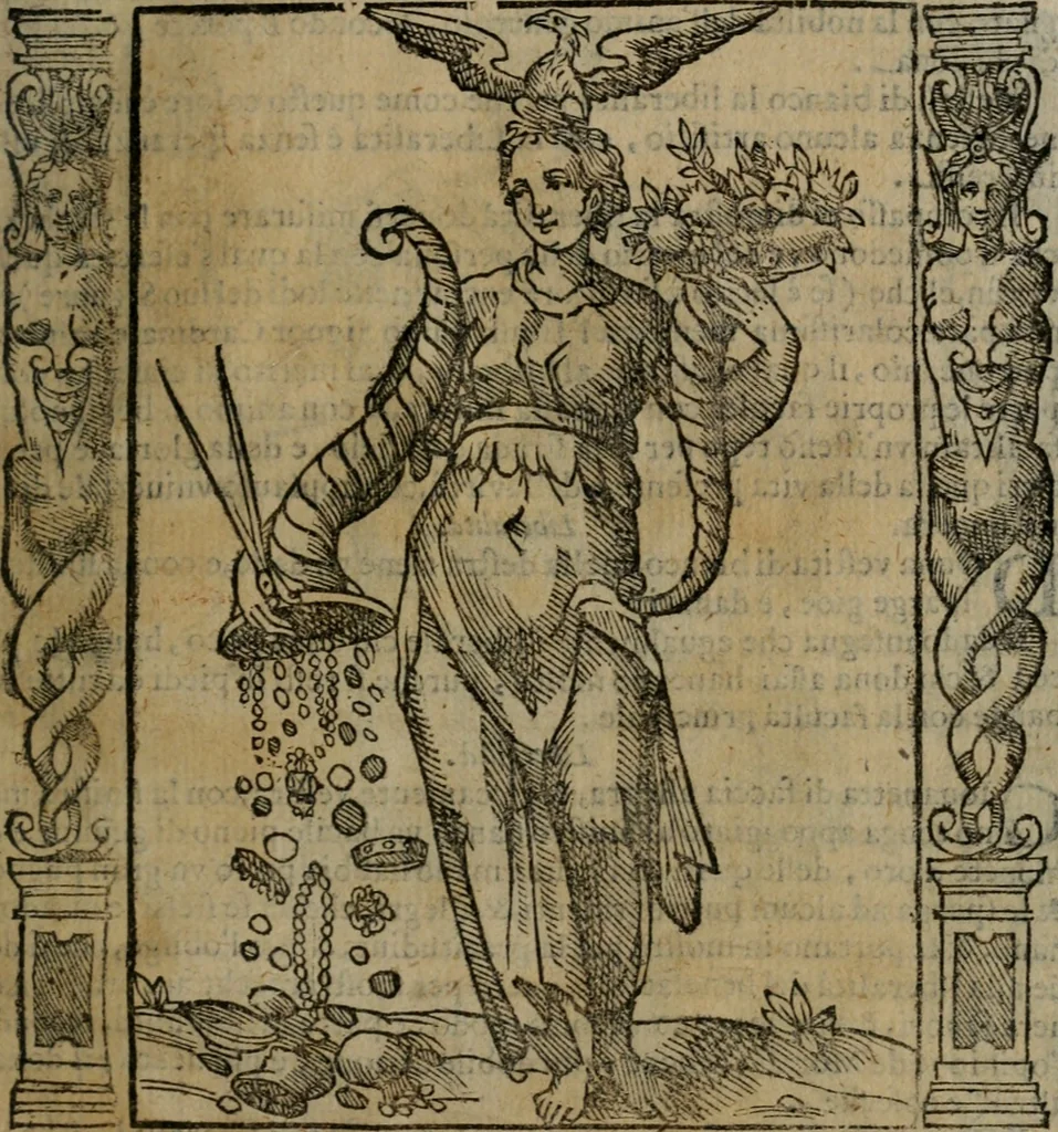 An illustration from Iconologia, ouero, Descrittione di diuerse imagini cauate dall'antichità, & di propria inuentione, 1603, leaf 312