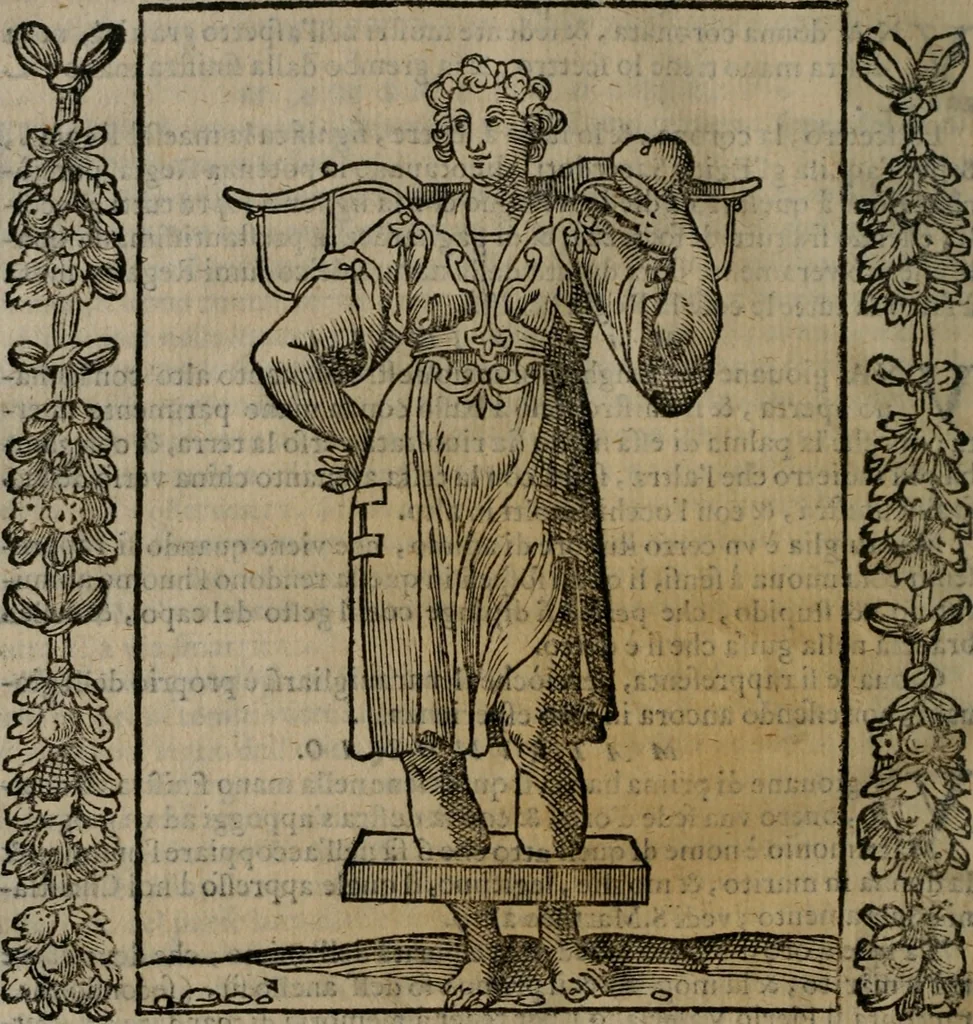 An illustration from Iconologia, ouero, Descrittione di diuerse imagini cauate dall'antichità, & di propria inuentione, 1603, leaf 327