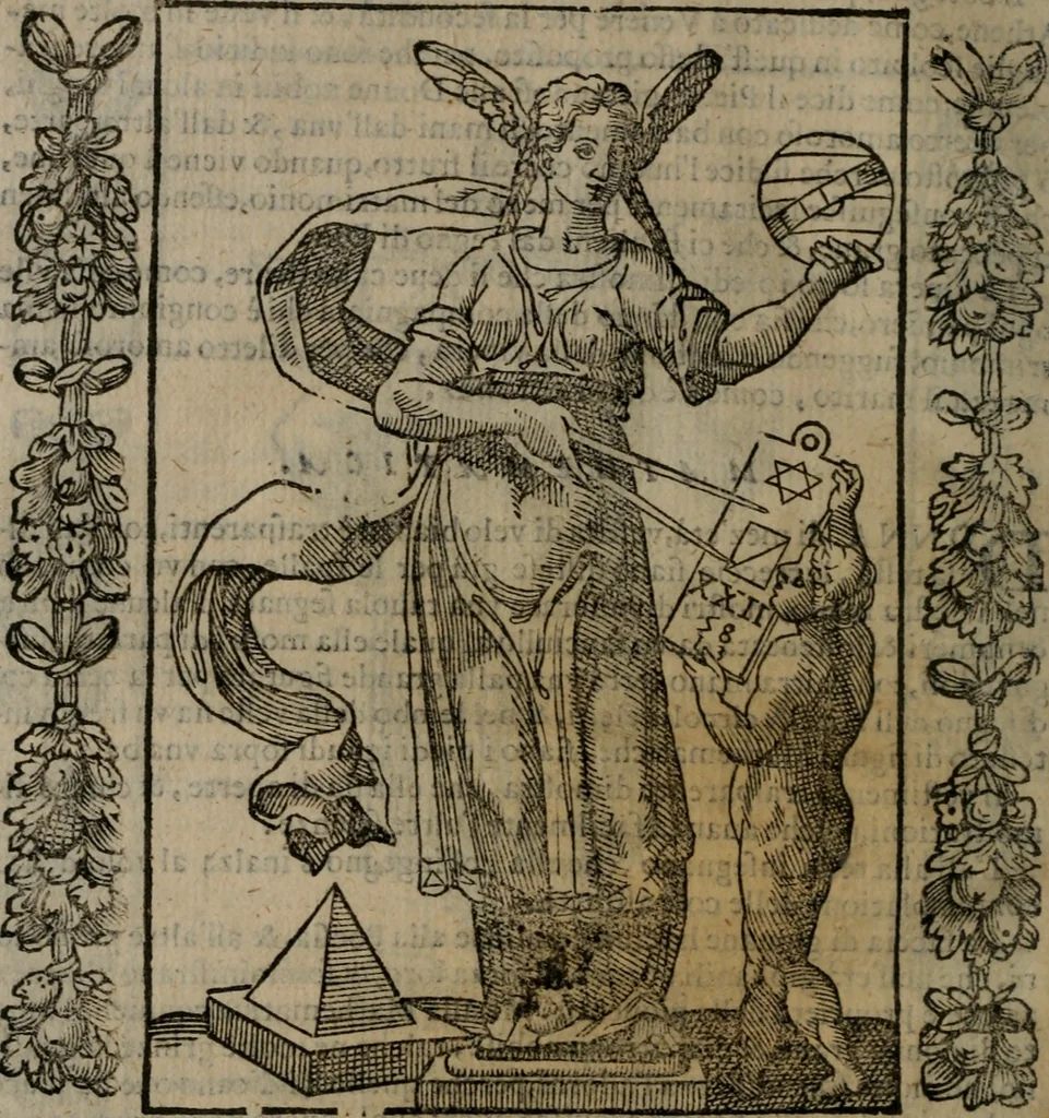 An illustration from Iconologia, ouero, Descrittione di diuerse imagini cauate dall'antichità, & di propria inuentione, 1603, leaf 329