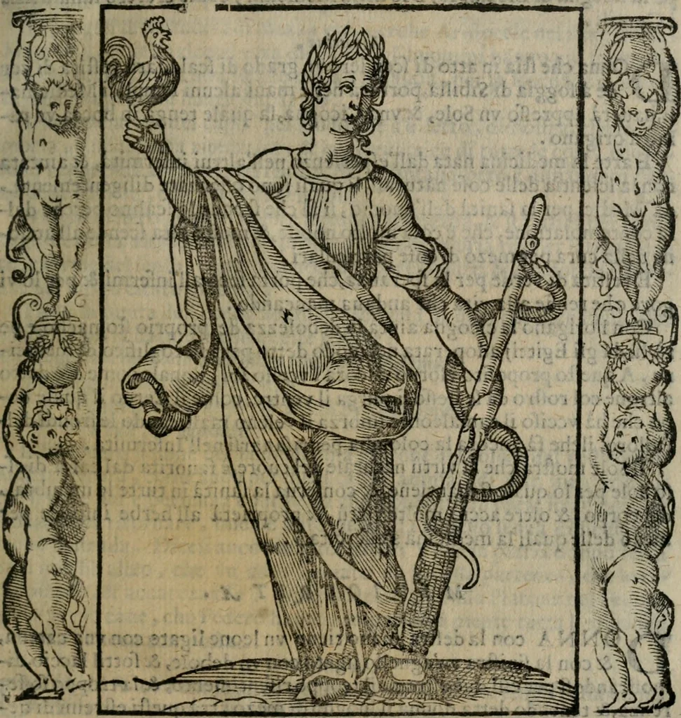 An illustration from Iconologia, ouero, Descrittione di diuerse imagini cauate dall'antichità, & di propria inuentione, 1603, leaf 332