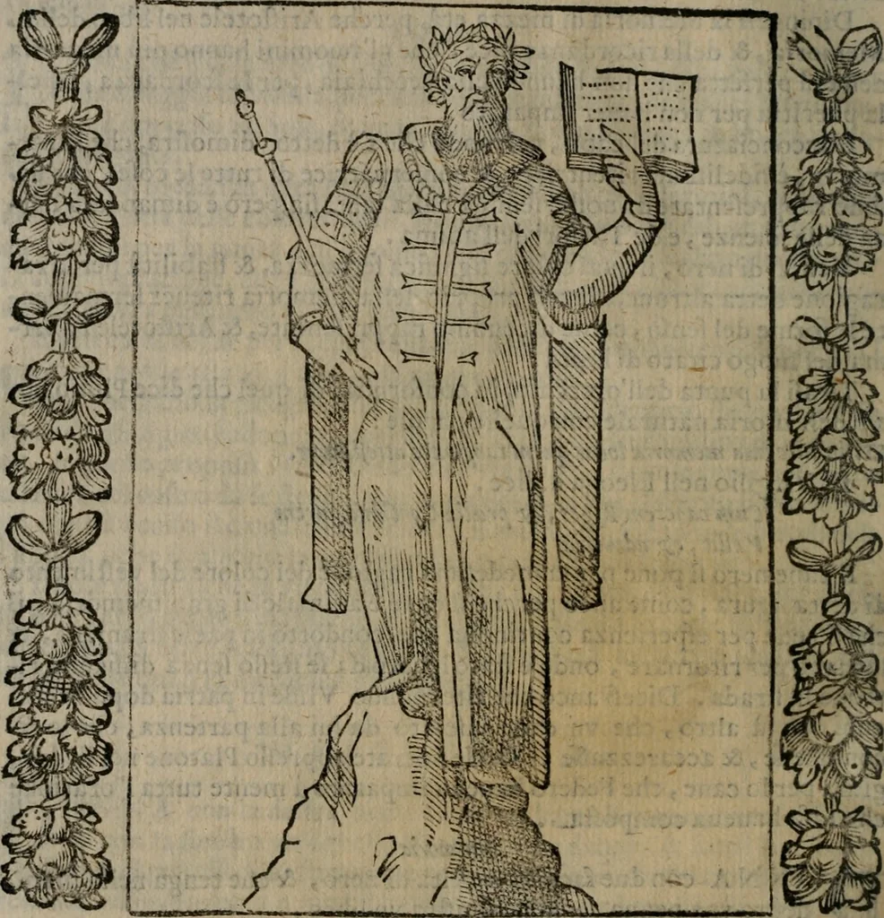 An illustration from Iconologia, ouero, Descrittione di diuerse imagini cauate dall'antichità, & di propria inuentione, 1603, leaf 335