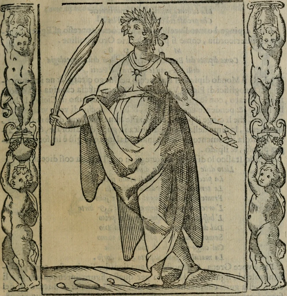 An illustration from Iconologia, ouero, Descrittione di diuerse imagini cauate dall'antichità, & di propria inuentione, 1603, leaf 350