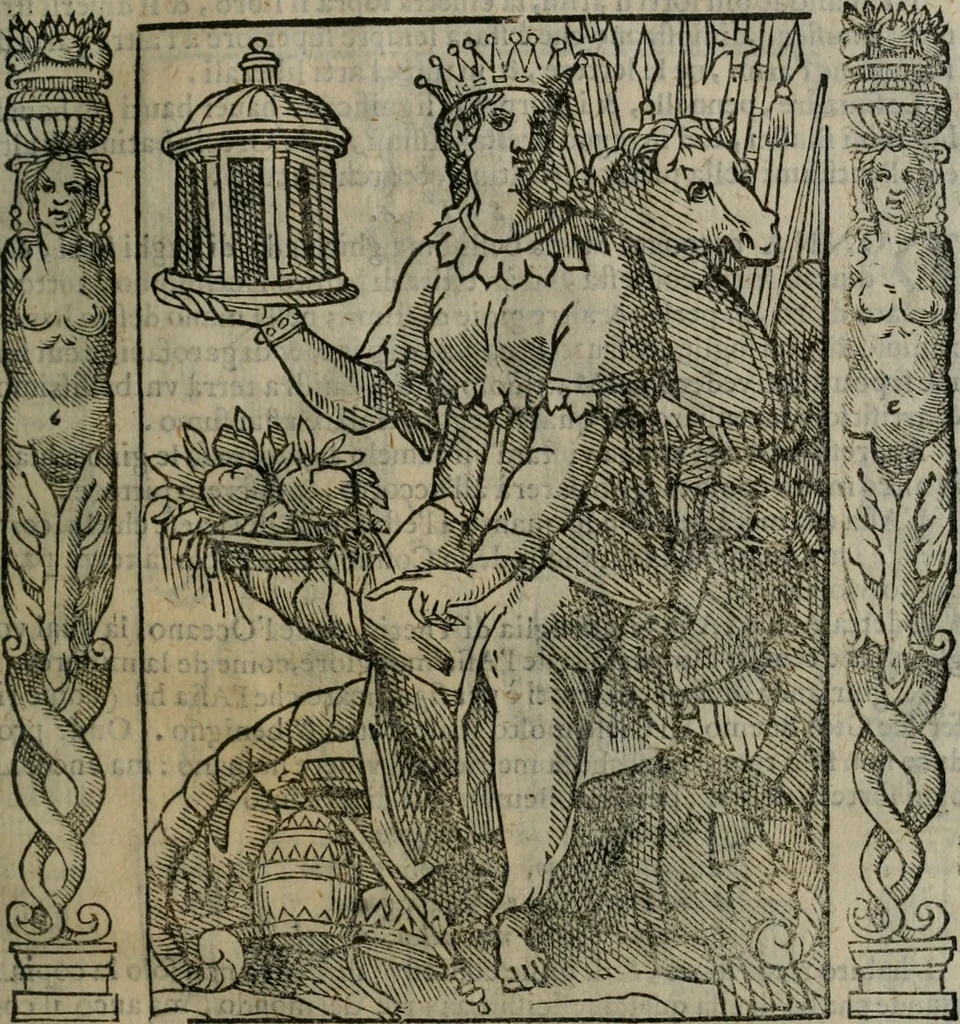 An illustration from Iconologia, ouero, Descrittione di diuerse imagini cauate dall'antichità, & di propria inuentione, 1603, leaf 354