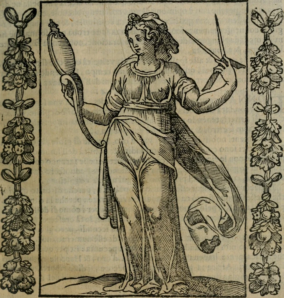 An illustration from Iconologia, ouero, Descrittione di diuerse imagini cauate dall'antichità, & di propria inuentione, 1603, leaf 390