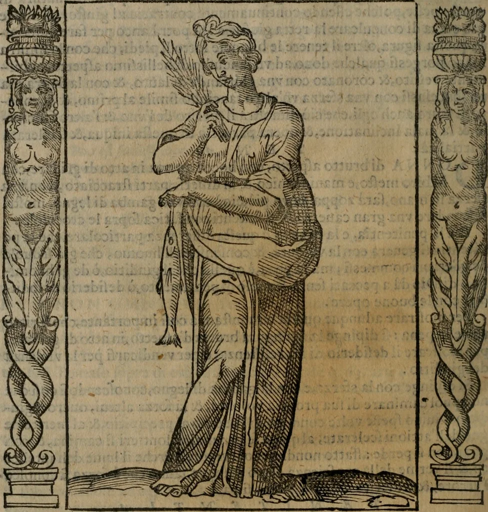 An illustration from Iconologia, ouero, Descrittione di diuerse imagini cauate dall'antichità, & di propria inuentione, 1603, leaf 409