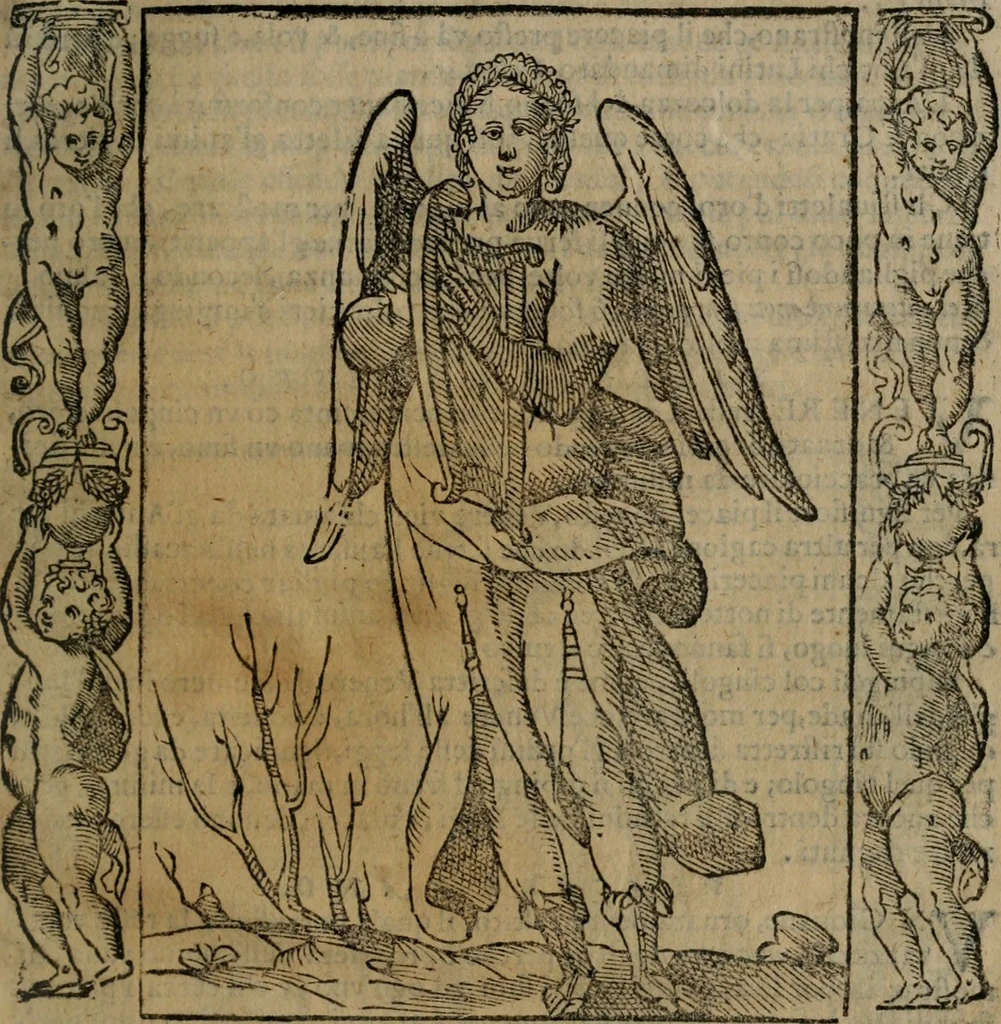 An illustration from Iconologia, ouero, Descrittione di diuerse imagini cauate dall'antichità, & di propria inuentione, 1603, leaf 420