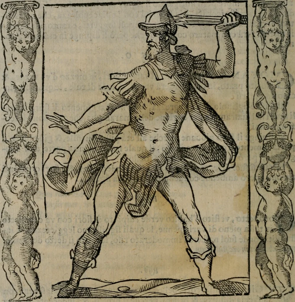An illustration from Iconologia, ouero, Descrittione di diuerse imagini cauate dall'antichità, & di propria inuentione, 1603, leaf 459