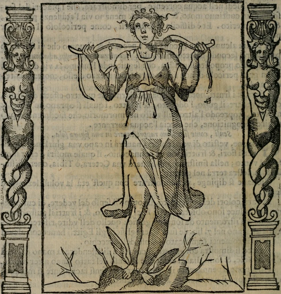 An illustration from Iconologia, ouero, Descrittione di diuerse imagini cauate dall'antichità, & di propria inuentione, 1603, leaf 471