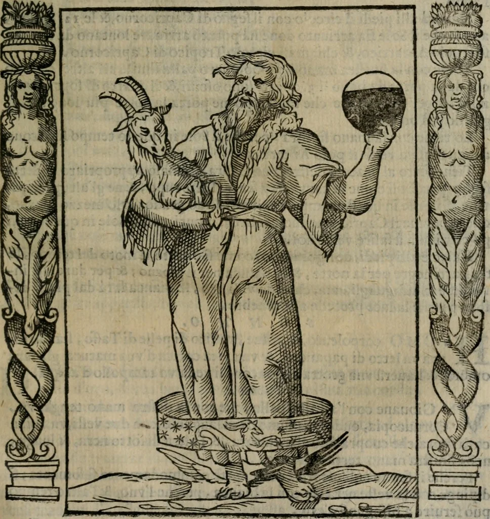 An illustration from Iconologia, ouero, Descrittione di diuerse imagini cauate dall'antichità, & di propria inuentione, 1603, leaf 484