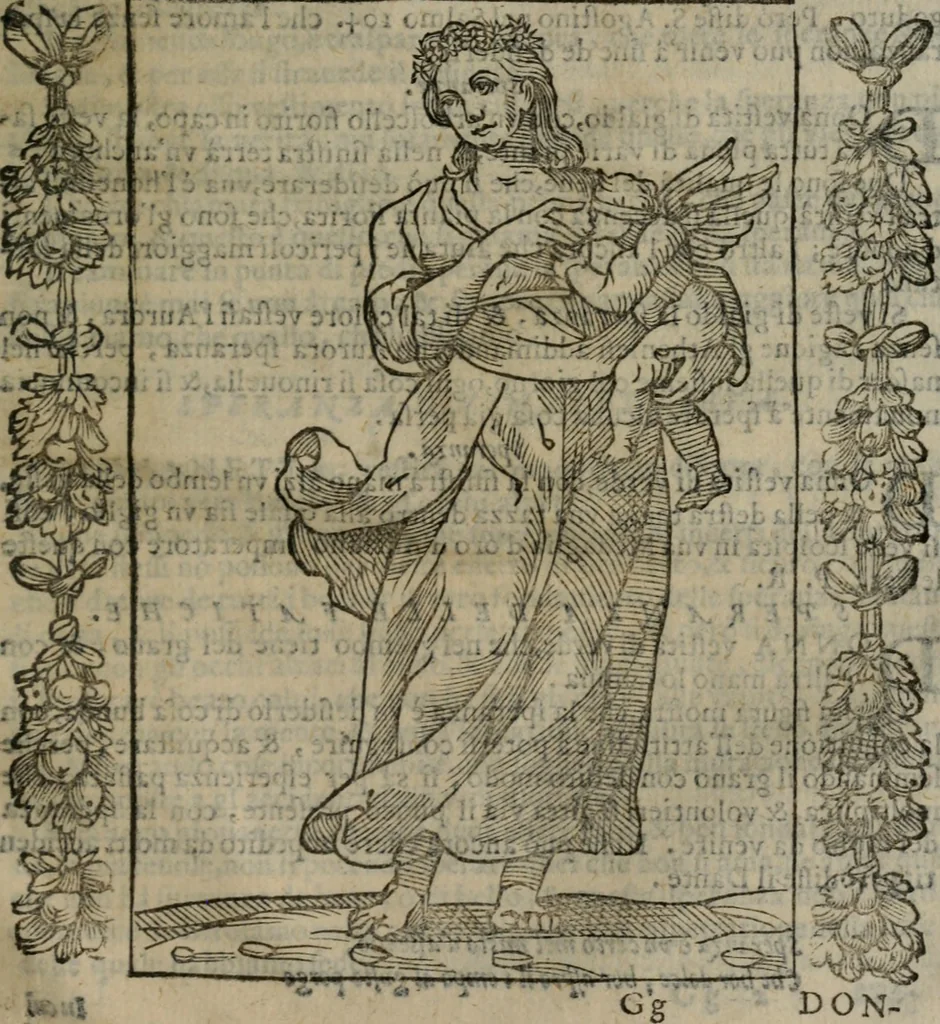 An illustration from Iconologia, ouero, Descrittione di diuerse imagini cauate dall'antichità, & di propria inuentione, 1603, leaf 490