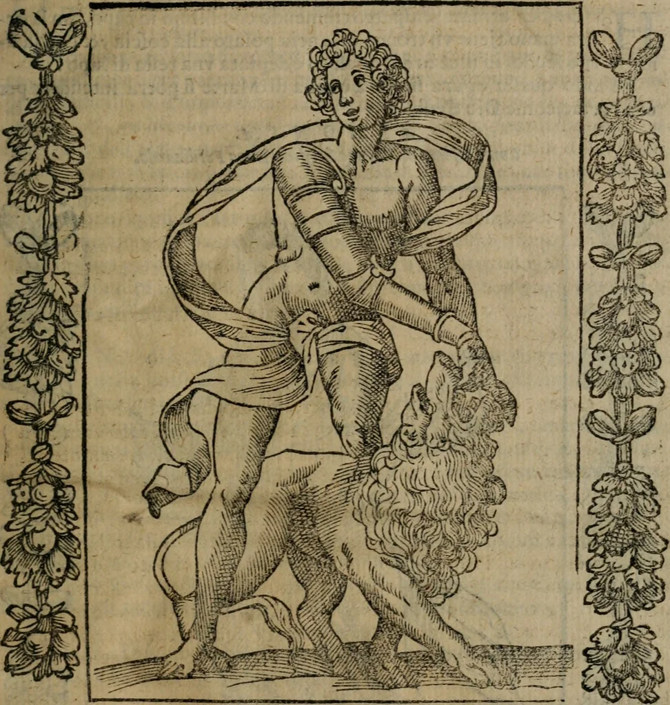 An illustration from Iconologia, ouero, Descrittione di diuerse imagini cauate dall'antichità, & di propria inuentione, 1603, leaf 50