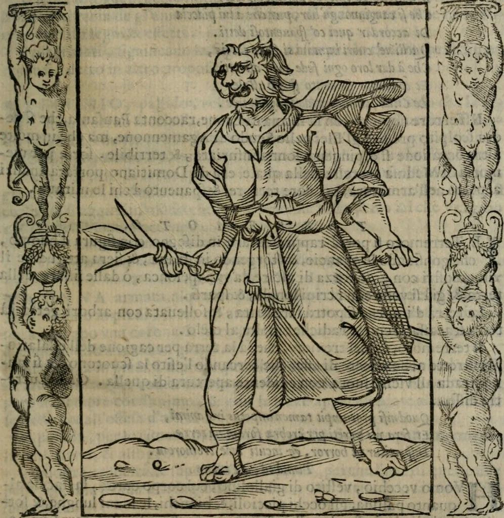 An illustration from Iconologia, ouero, Descrittione di diuerse imagini cauate dall'antichità, & di propria inuentione, 1603, leaf 506