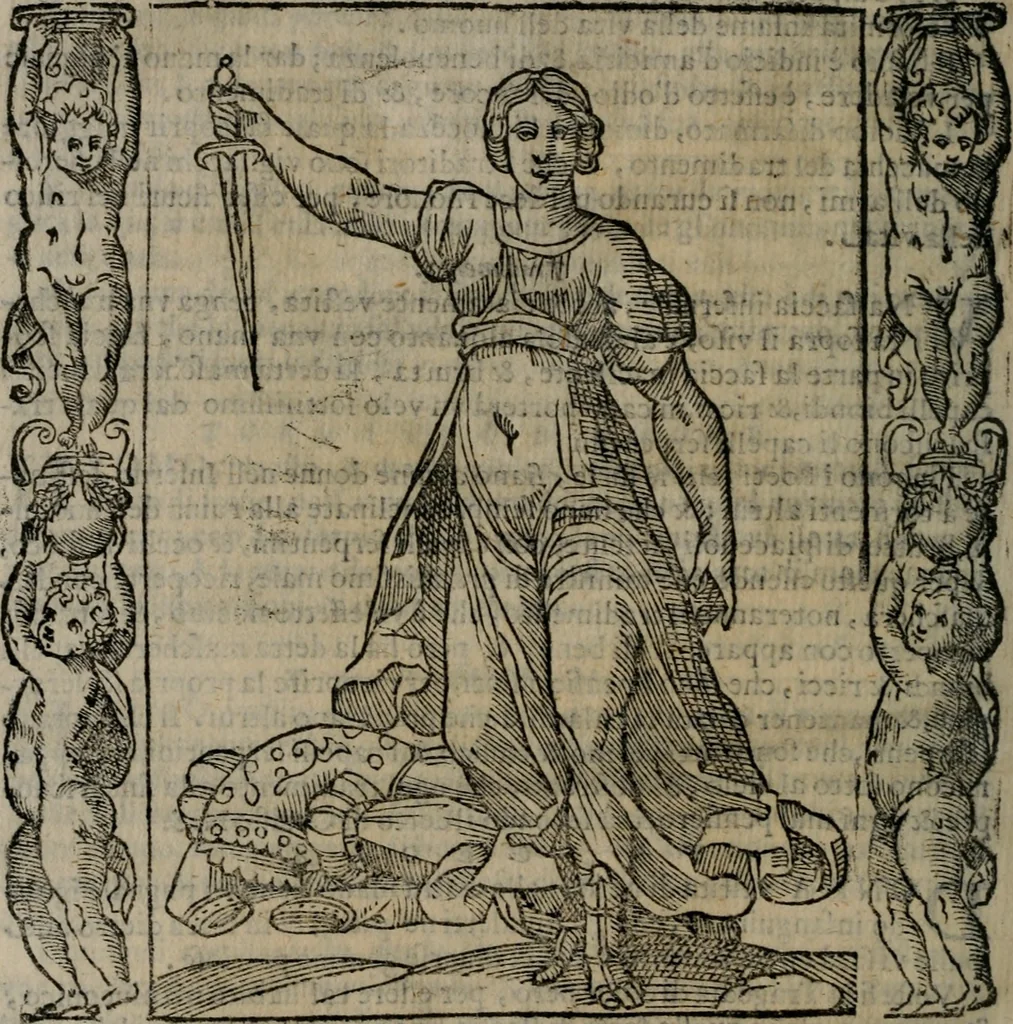 An illustration from Iconologia, ouero, Descrittione di diuerse imagini cauate dall'antichità, & di propria inuentione, 1603, leaf 511