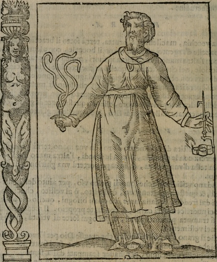 An illustration from Iconologia, ouero, Descrittione di diuerse imagini cauate dall'antichità, & di propria inuentione, 1603, leaf 543