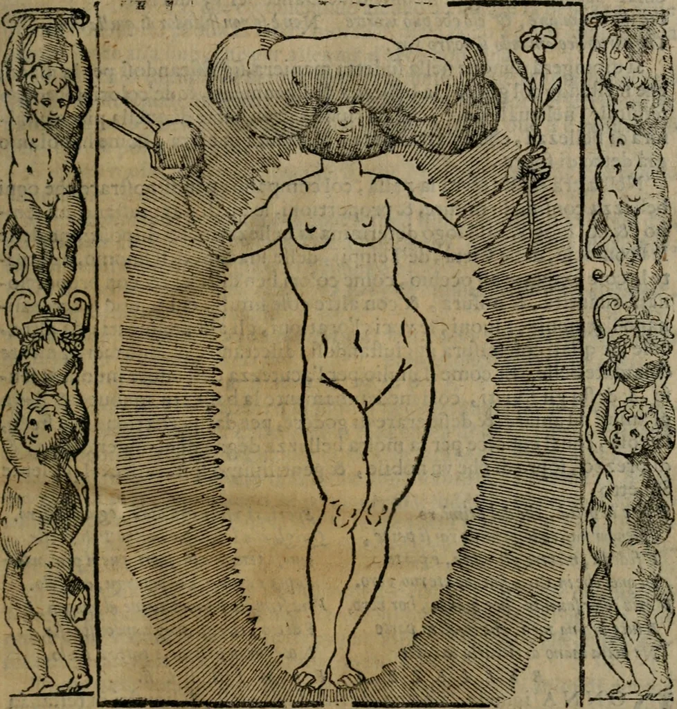An illustration from Iconologia, ouero, Descrittione di diuerse imagini cauate dall'antichità, & di propria inuentione, 1603, leaf 66