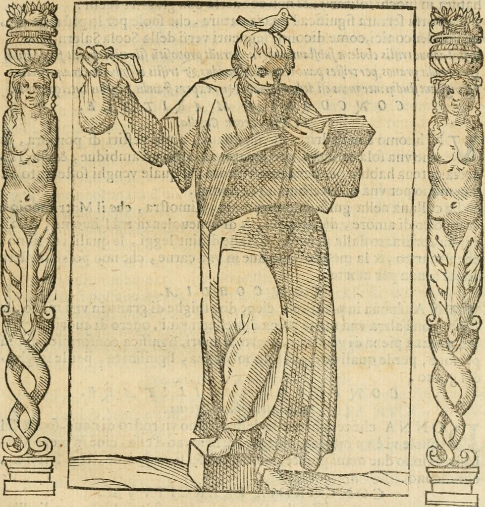 An illustration from Iconologia, ouero, Descrittione di diuerse imagini cauate dall'antichità, & di propria inuentione, 1603, leaf 106
