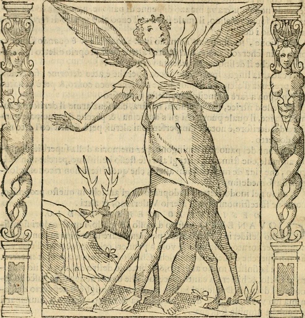 An illustration from Iconologia, ouero, Descrittione di diuerse imagini cauate dall'antichità, & di propria inuentione, 1603, leaf 129