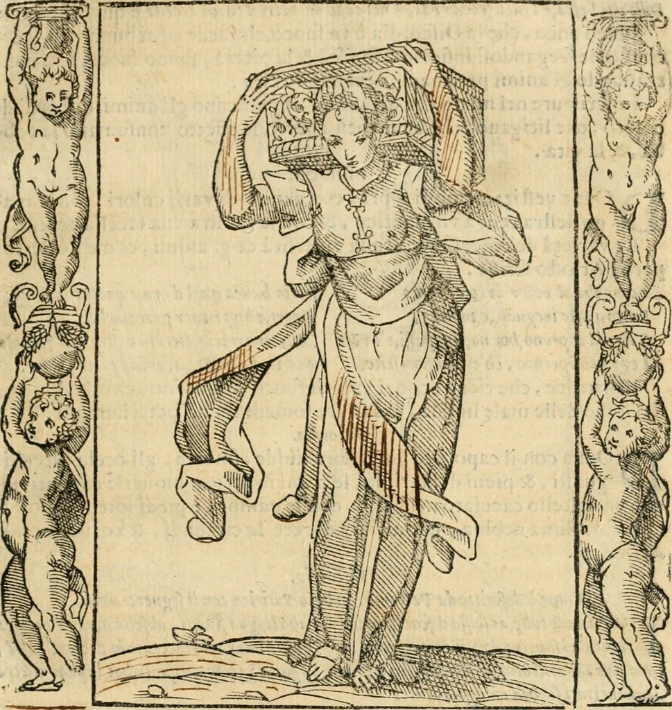 An illustration from Iconologia, ouero, Descrittione di diuerse imagini cauate dall'antichità, & di propria inuentione, 1603, leaf 132