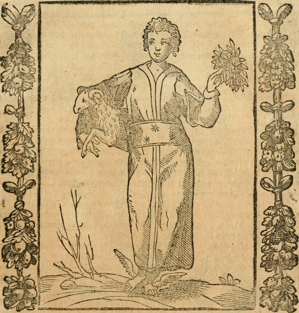 An illustration from Iconologia, ouero, Descrittione di diuerse imagini cauate dall'antichità, & di propria inuentione, 1603, leaf 154