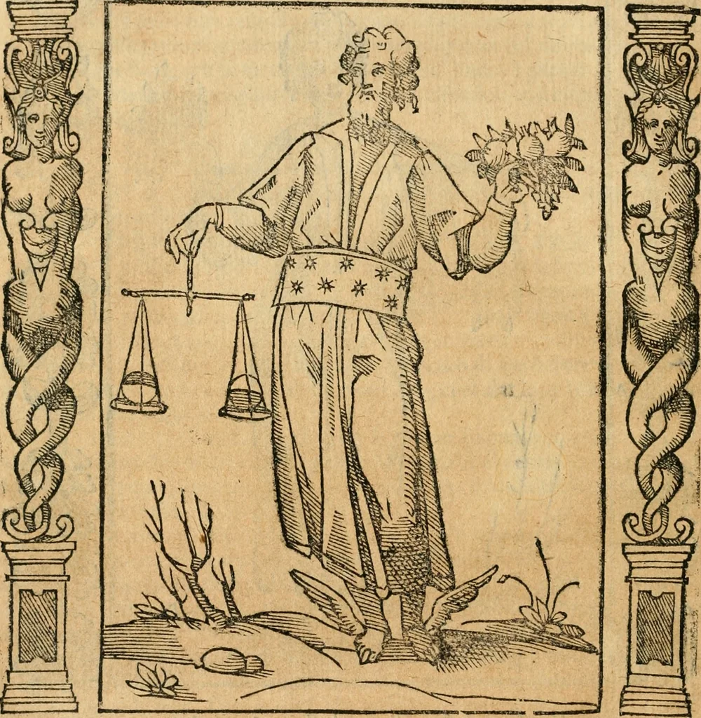 An illustration from Iconologia, ouero, Descrittione di diuerse imagini cauate dall'antichità, & di propria inuentione, 1603, leaf 155